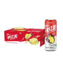统一 冰红茶 罐装柠檬红茶饮料 310ML*24罐 整箱装 新旧包装交替发货