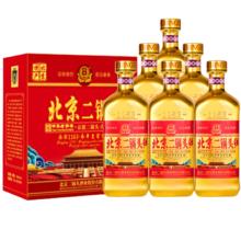 永丰牌 北京二锅头 小方瓶金瓶 46度 500ml*6瓶 整箱装