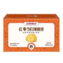 PLUS：江中 红枣当归薄脆饼干420g