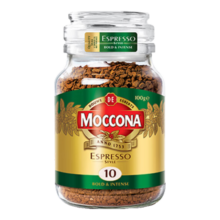 摩可纳 Moccona 经典进口冻干速溶黑咖啡 意式10号 深度烘焙 100g/罐