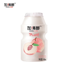 加满都 复合果汁 蜜桃味 100ml*4 便携小瓶装