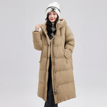 雪中飞 最高190g充绒 冬季新款加厚保暖连帽羽绒服外套