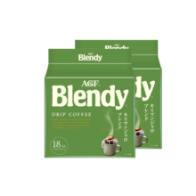 AGF挂耳咖啡乞力马扎罗风味7g*18袋*2包 Blendy滤挂式现磨手冲