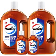 威露士 高效消毒液地板衣物消毒水除螨/灭活H3N2* 1L×2+60ml×2