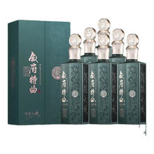 叙府 特曲 绿 多粮浓香高度白酒52度 500mL 6瓶