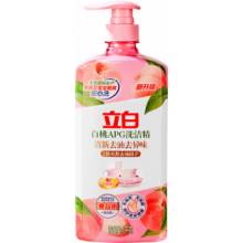 立白 青柠洗洁精 1kg 新品白桃APG 洗洁精