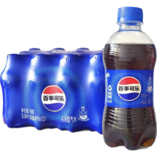 京东试用：百事可乐 300ml*6瓶 可乐原味 碳酸饮料 迷你小瓶便携快乐水