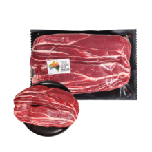 鲜京采 澳洲谷饲牛腱子 冰鲜牛肉 2斤 原切生鲜
