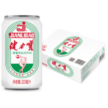 健力宝 经典1984白罐 罐装饮料 330ml 24罐 橙蜜味