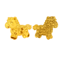 KOOLIFE 黄金手机贴足金999含金2mg 新年款情侣款 证书+包装盒
