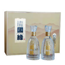 88VIP会员：今世缘 国缘淡雅 42度 浓香型白酒 500ml*2瓶 礼盒