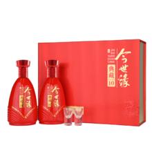 年货节:今世缘 典藏10 42度 500ml 2瓶