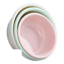 家用脸盆塑料盆 大号加厚粉色 29cm