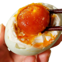 臻头河 农家散养咸鸭蛋 熟食即食 55g 10枚