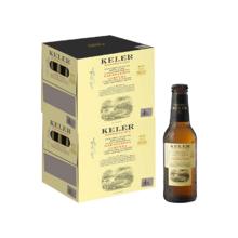 开勒 【部分大麦麦芽黄啤酒 西班牙原瓶高度拉格整箱 250mL 24瓶