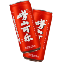 闭眼买、崂山可乐汽水 中华老字号 国货碳酸饮料 320ml*6罐