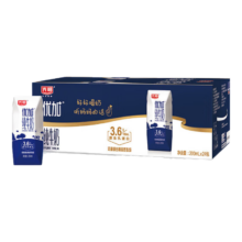 光明 优加 利乐钻 纯牛奶 3.6g蛋白质 200ml 24盒