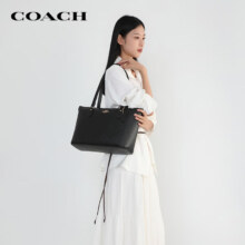 38节:蔻驰 COACH 女士GALLERY大号手提托特包 黑色 CV402