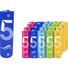 彩虹电池 5号AA+7号AAA 碳性电池 1.5V 4节装共8节（5号4个+7号4个）