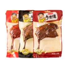 限地区、首购：好运道乡巴佬 香辣大鸭腿110g*3袋