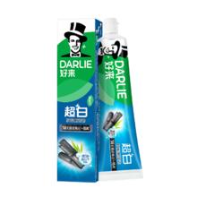 再降价：好来（DARLIE）超白竹炭深洁牙膏 190g 含氟 温和清新去牙渍亮白