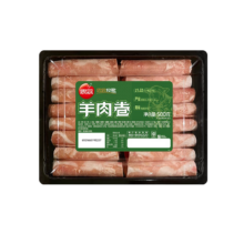 再降价：思念 羊肉卷 500g *4件+赠思念牛肉丸160g