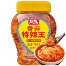 友泉 香蒜特辣王 蒜蓉辣酱 750g 拌饭拌面调味酱 烧烤酱 江西老字号