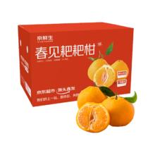 京鲜生 川爷爷的春见耙耙柑 净重4.5-5斤 单果140g+