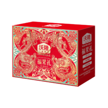 再降价：wolong/沃隆 福果礼礼盒 坚果炒货零食大礼包 1200g 7袋