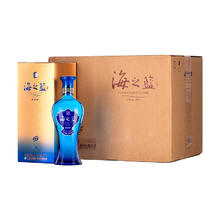 再降价：洋河 海之蓝 42°浓香型白酒【 520ml 6瓶装】