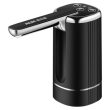 奥克斯抽水器桶装水电动压水器自动吸水器矿泉水上水器饮水机大桶水抽水泵取水器 【耀钻黑】3档升级泵+折叠卫生