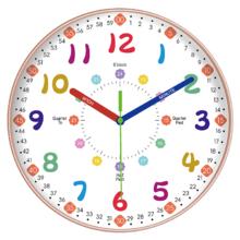 早教静音挂钟 黑框 10英寸（直径25）