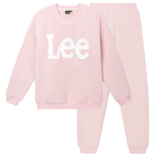 LEE 双面撸猫绒加绒加厚 中大儿童秋冬家居服套装 男女童睡衣外穿