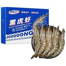 88VIP会员：GUO LIAN 国联鲜活（老虎虾）黑虎虾斑节虾新鲜速冻海鲜火锅食材 500g