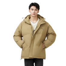 361° 纯色面包服男士防风棉服外套 加厚保暖 秋冬休闲棉衣