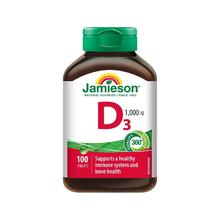 Jamieson 维生素D3成人维D31000iu维他命1000iu片