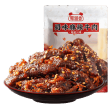 蜀道香 蜀味牛肉干 麻辣100g 独立袋装 四川特产