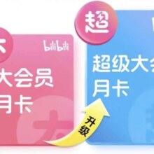 bilibili B站大会员 升级 超级大会员 1个月 支持电视端