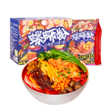 好欢螺 螺蛳粉 柳州特产 米线 酸辣速食 加辣加臭版 400克*6袋 年货礼盒