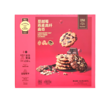 Plus会员，需首购礼金:锦华蔓越莓燕麦高纤曲奇480g *3件