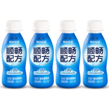 简爱顺畅配方酸奶110g*4瓶 LGG益生菌GOS益生元膳食纤维 餐后顺畅