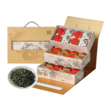 首购、PLUS：去寻 特级金骏眉肉桂小种铁观音茶叶礼盒 组合装240g（3层6款24罐）