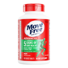 Move Free益节氨糖软骨素钙片绿瓶120粒 维骨力中老年美国进口【粉丝专享】
