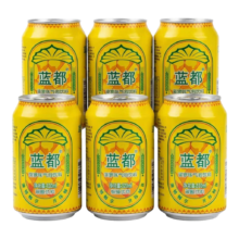 蓝都 菠萝啤 果啤汽水 320mL×2罐
