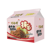 统一巧面馆 老成都担担面 112g*5袋 干拌面方便面泡面