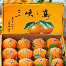 果迎鲜 橙子 奉节脐橙 净重4.5斤装（大果70-75mm）