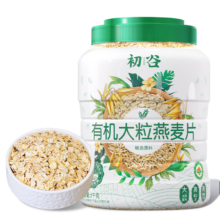 初谷 有机燕麦片 1kg罐装