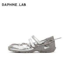 DAPHNE LAB 方糖机能芭蕾鞋 8825101001 2025春款平底拼色复古运动休闲鞋婚鞋