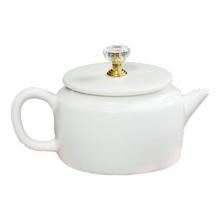顶壶deskpot 德化白瓷茶具简约高白茶具茶壶过滤单壶功夫泡茶壶套装家用陶瓷壶 陶瓷汉瓦壶