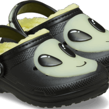 CROCS 卡骆驰 经典外星人暖棉小童儿童洞洞鞋轻便舒适儿童棉拖